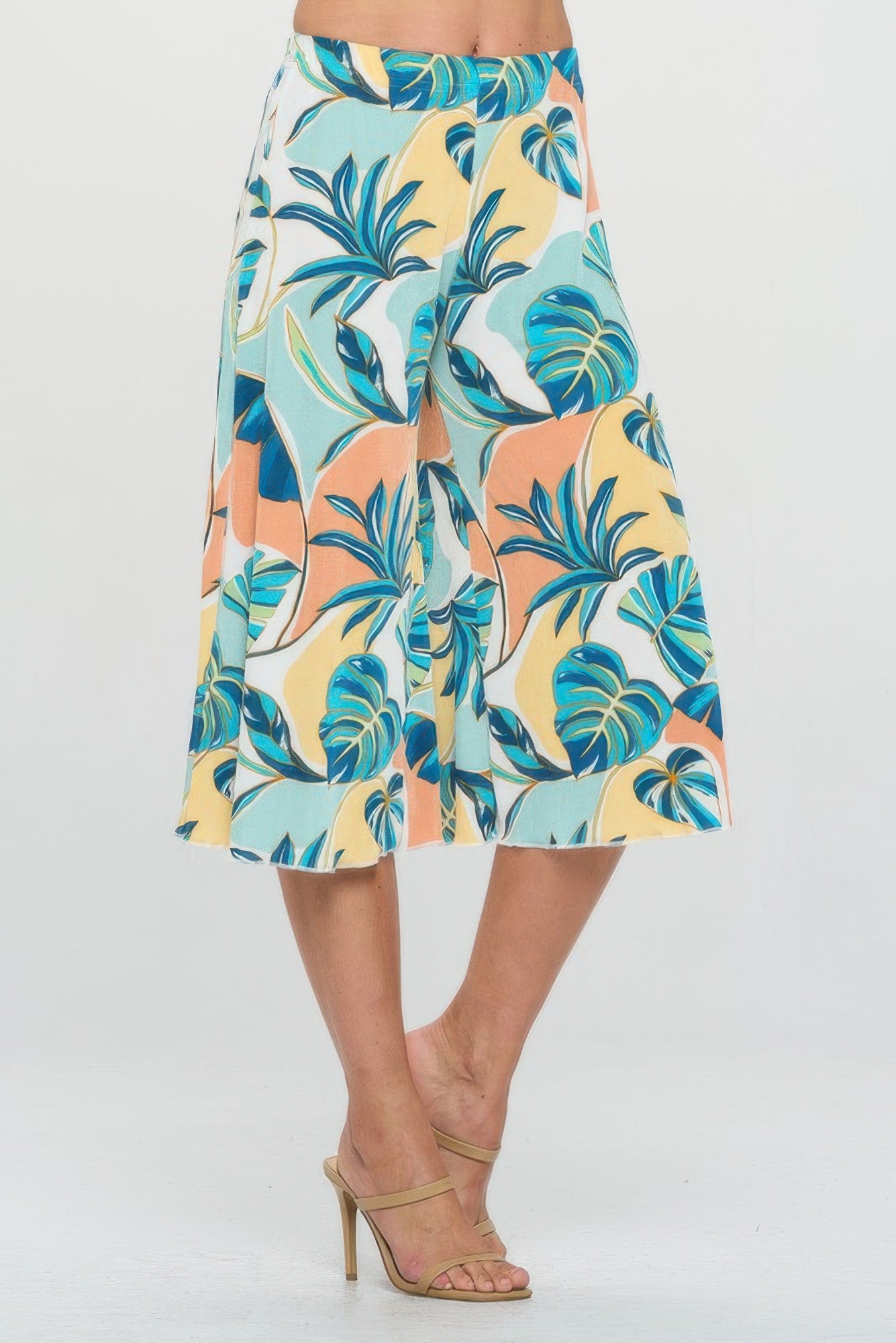 Bns Print Gaucho Pants