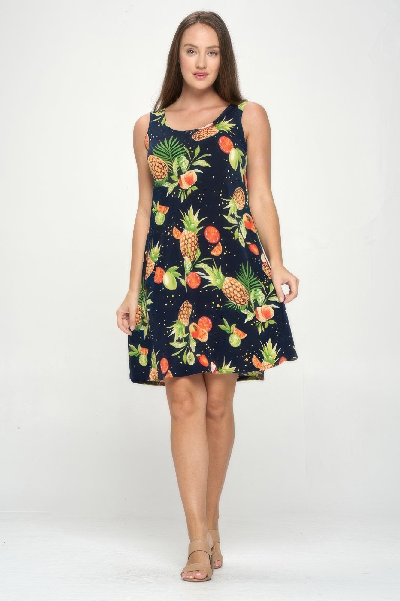 Plus Size Bns Print Missy Tank Dress