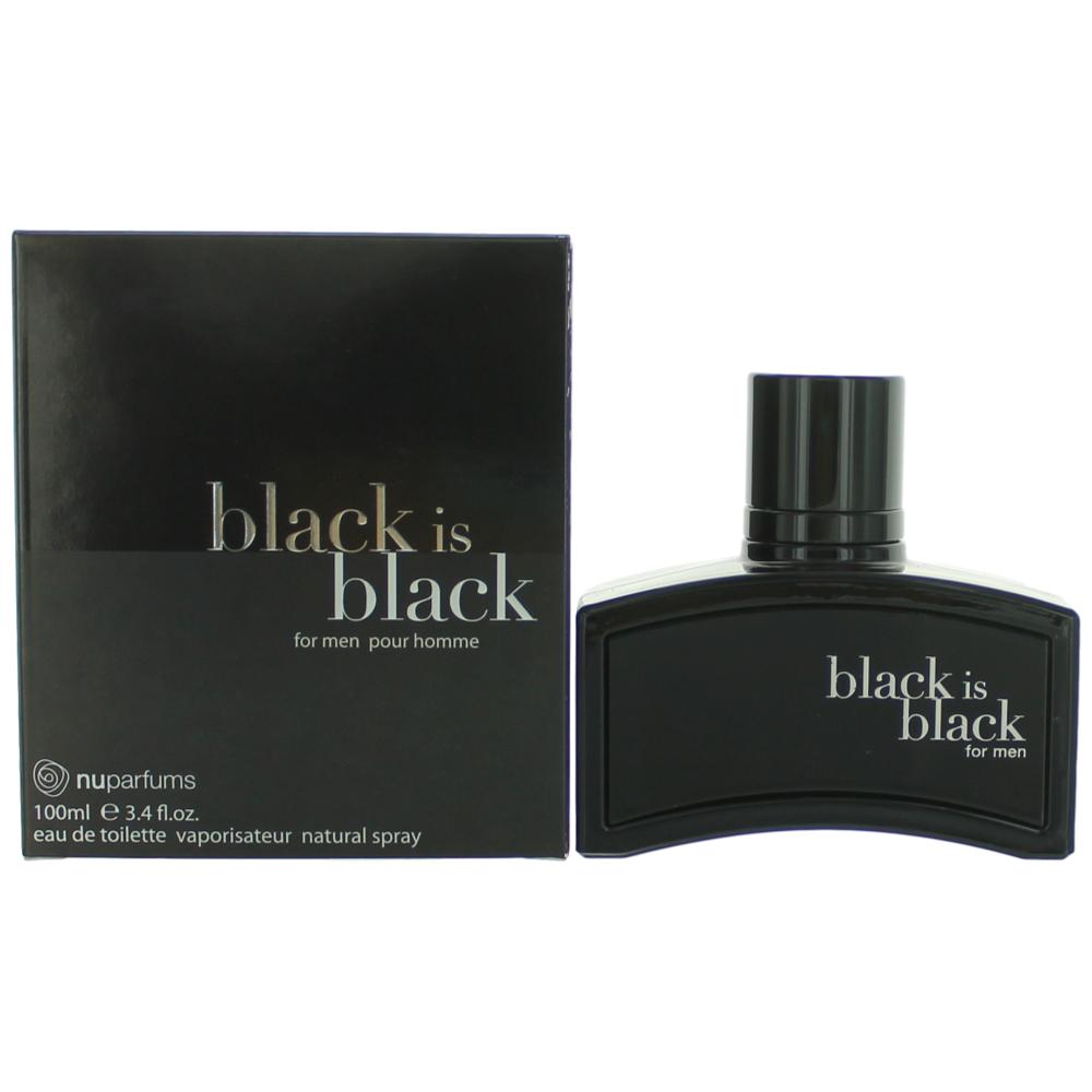 nuparfums Black is Black by NuParfums, 3.4 oz EDT Spray for Men