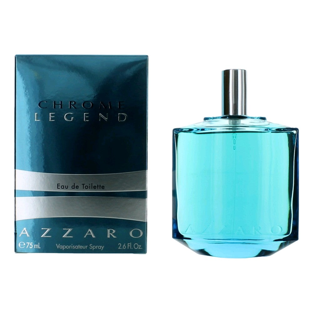 Azzaro Chrome Legend by Azzaro, 2.6 oz EDT Spray for Men