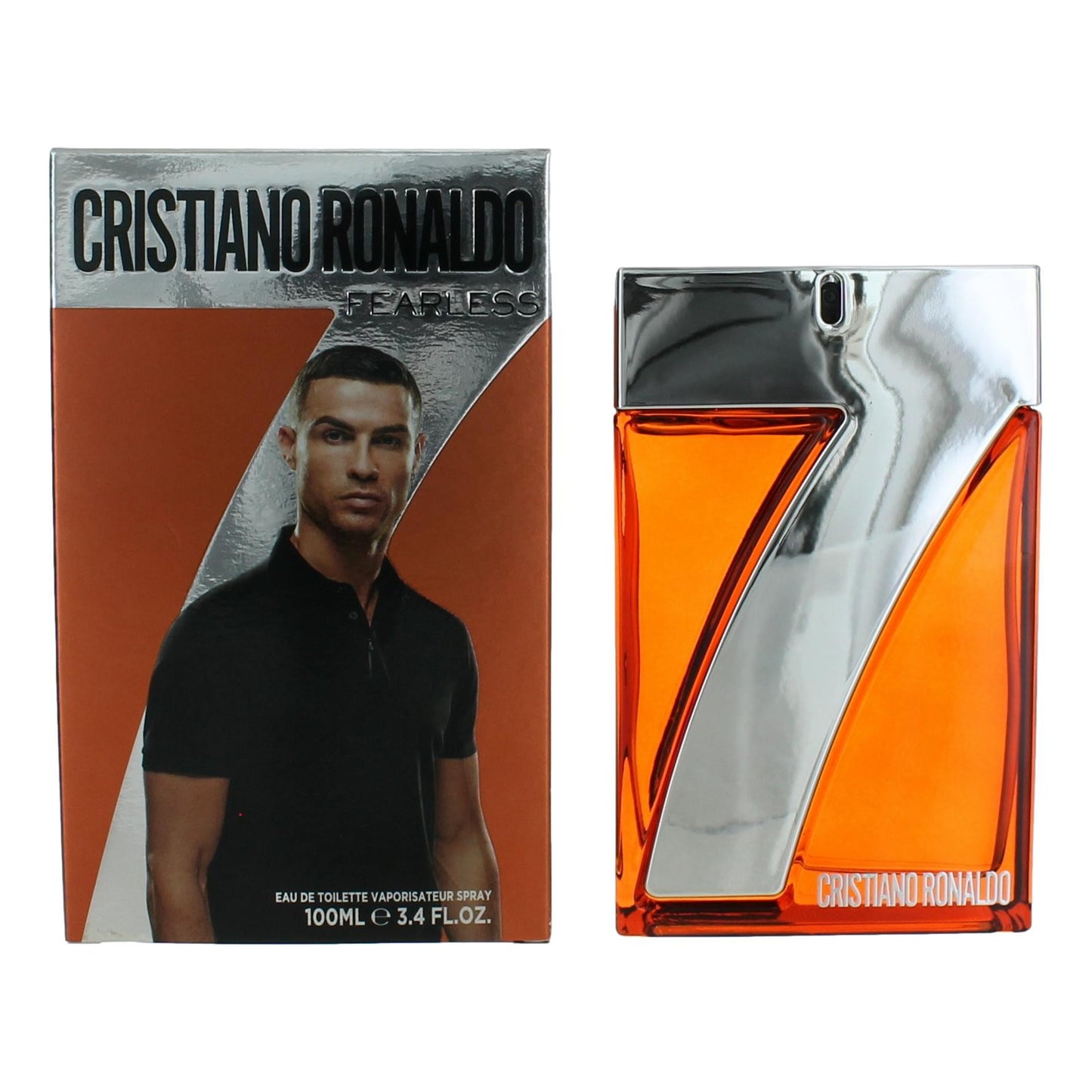 Cristiano Ronaldo CR7 Fearless by Cristiano Ronaldo, 3.4 oz EDT Spray for Men