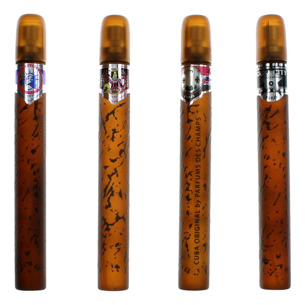 Cuba Cuba City by Cuba, 4 Piece Gift Set for Men