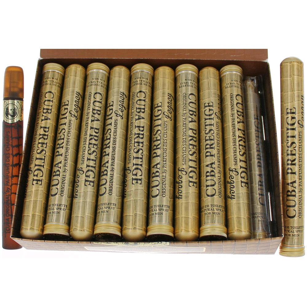 Cuba Cuba Prestige Legacy by Cuba, 1.17 oz EDT Spray for Men. Pack of 20