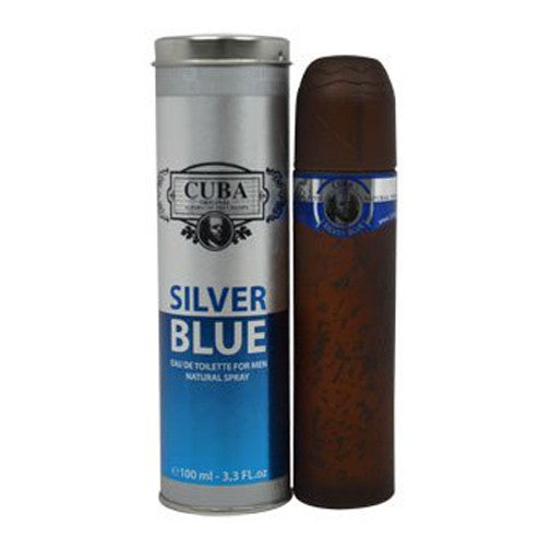 Cuba Cuba Silver Blue by Cuba, 3.3 oz EDT Spray for Men