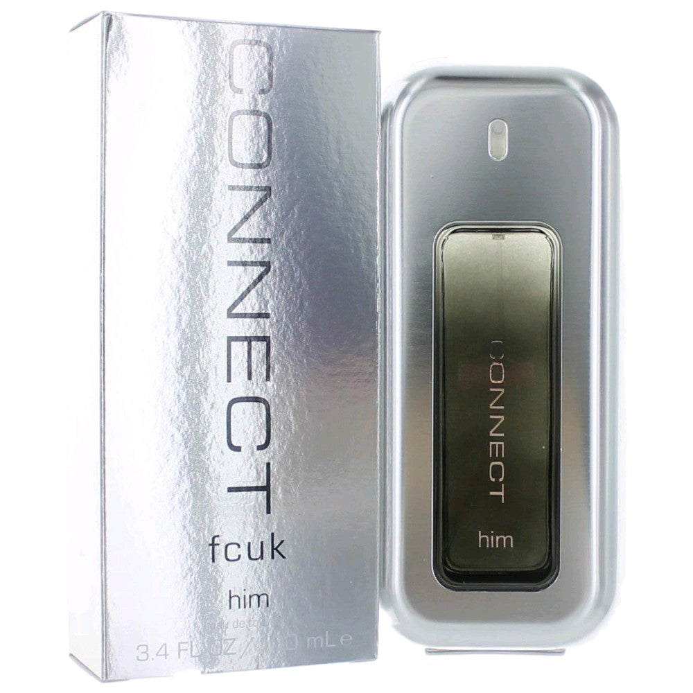 French Connection FCUK Connect by French Connection, 3.4 oz EDT Spray for Men