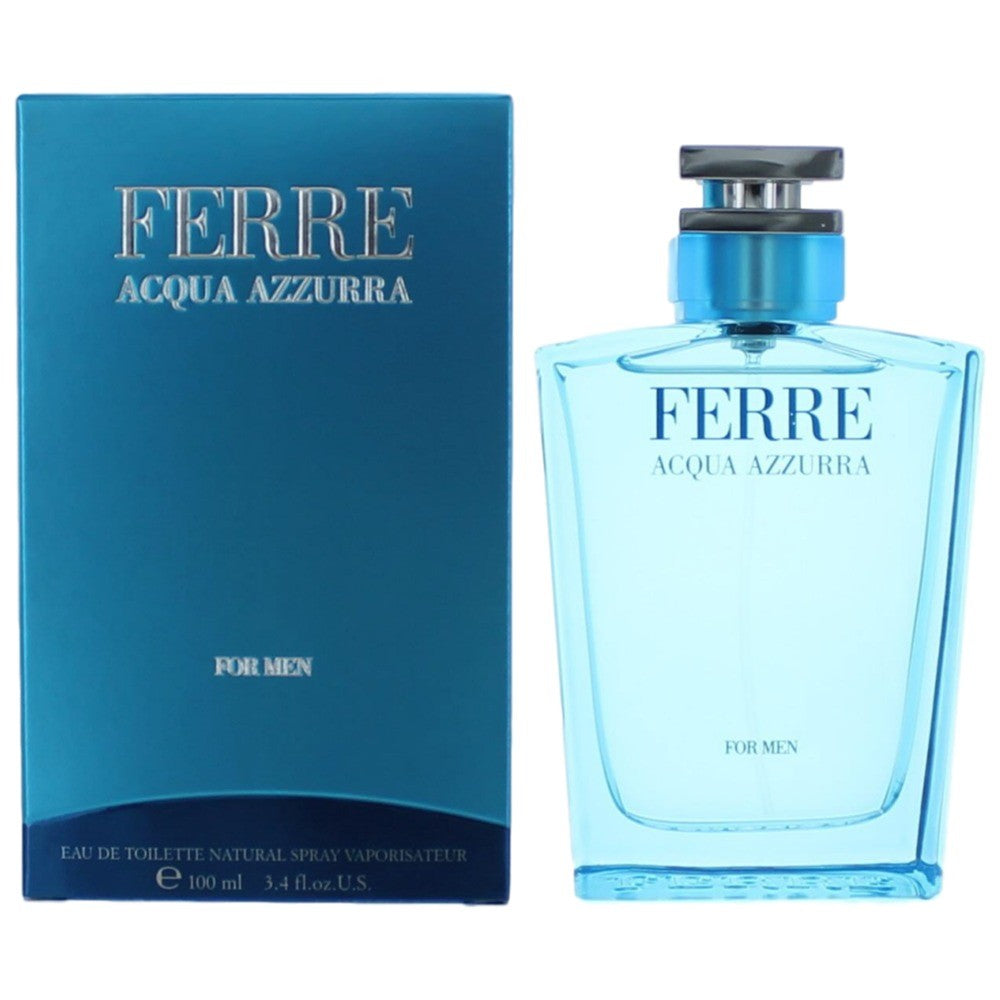 Gianfranco Ferre Ferre Acqua Azzurra by Gianfranco Ferre, 3.4 oz EDT Spray for Men