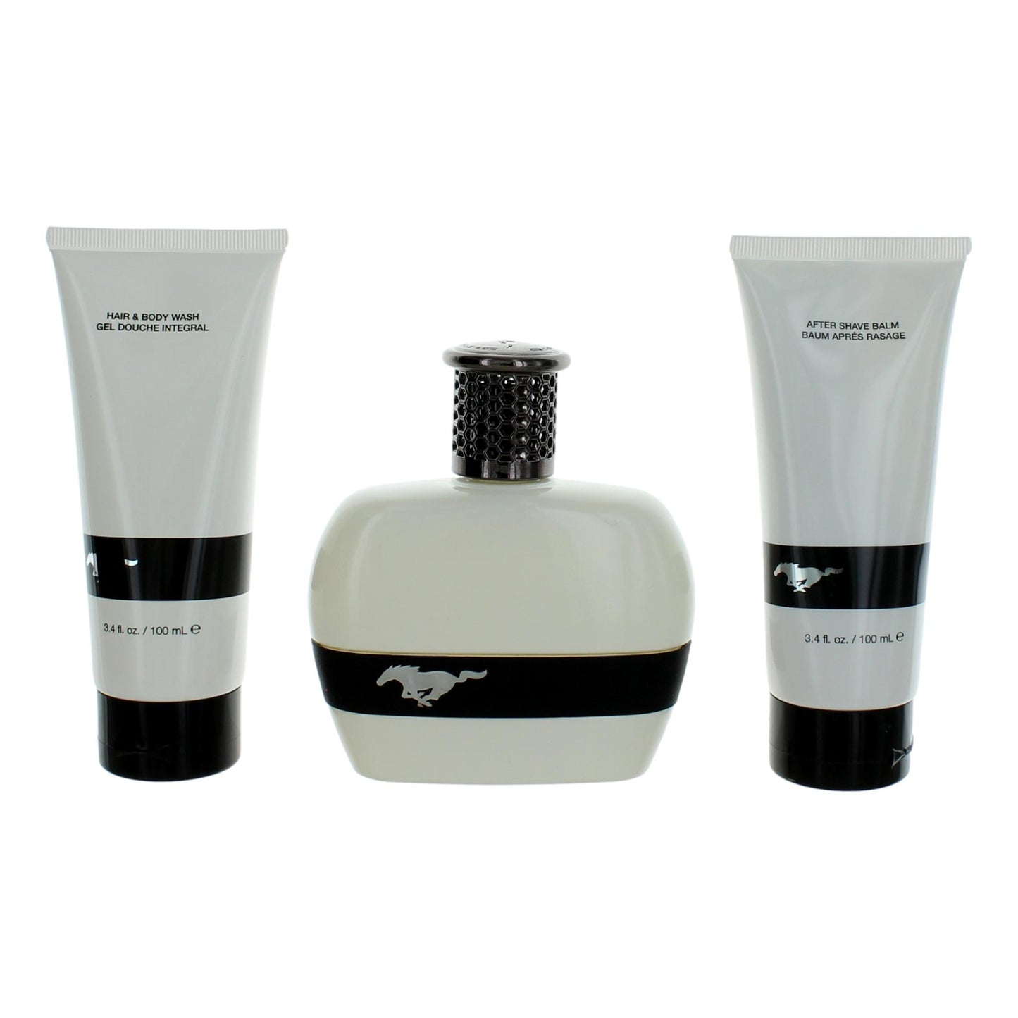 Mustang Mustang White by Mustang, 3 Piece Gift Set for Men
