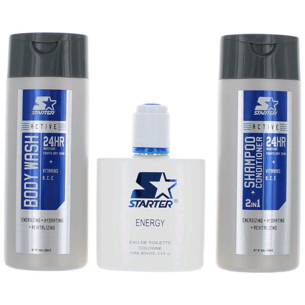 Starter Energy by Starter, 3 Piece Gift Set for Men
