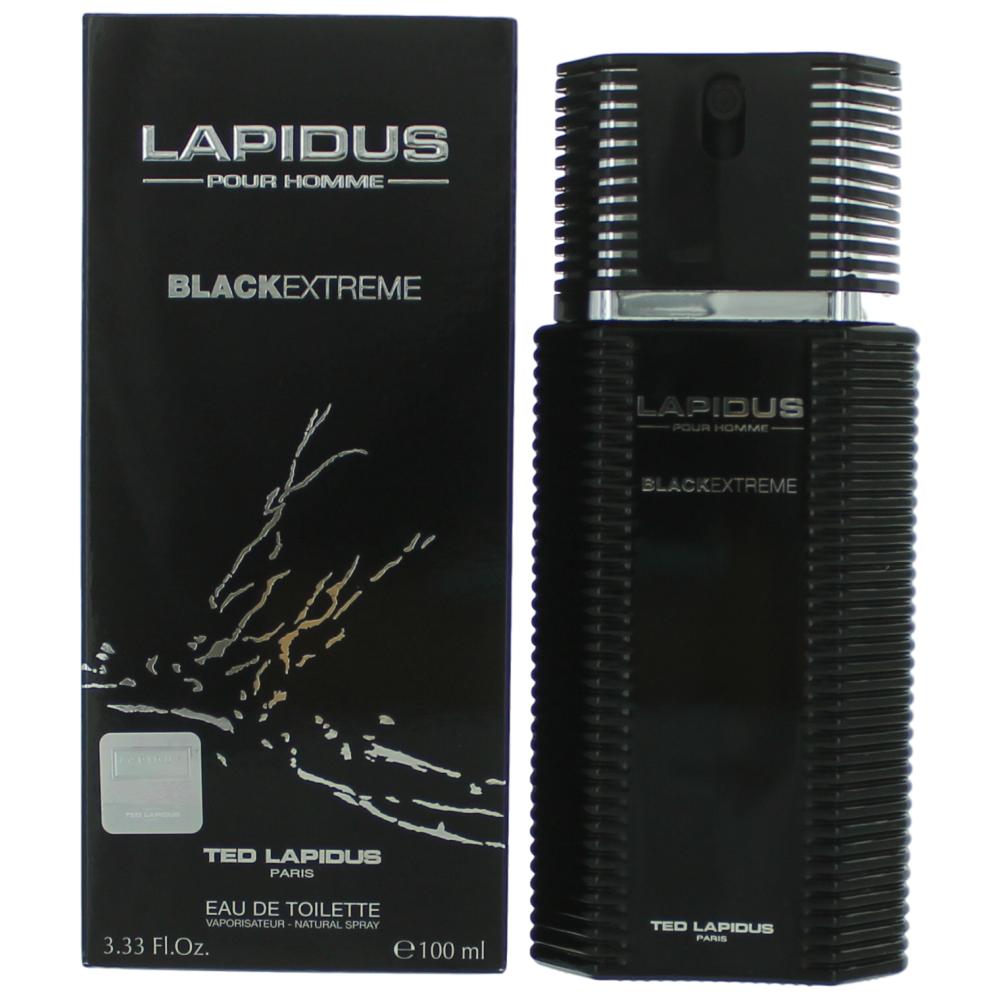 Ted Lapidus Lapidus Black Extreme by Ted Lapidus, 3.3 oz EDT Spray for Men
