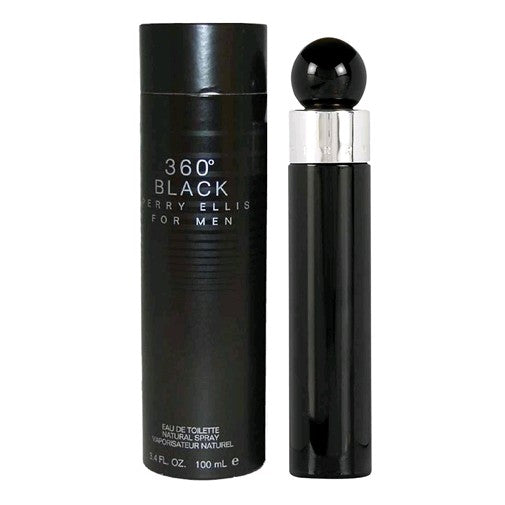 Perry Ellis Perry Ellis 360 Black by Perry Ellis, 3.4 oz EDT Spray for Men