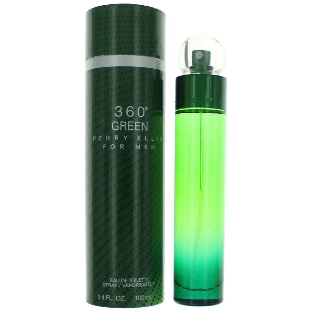 Perry Ellis Perry Ellis 360 Green by Perry Ellis, 3.4 oz EDT Spray for Men