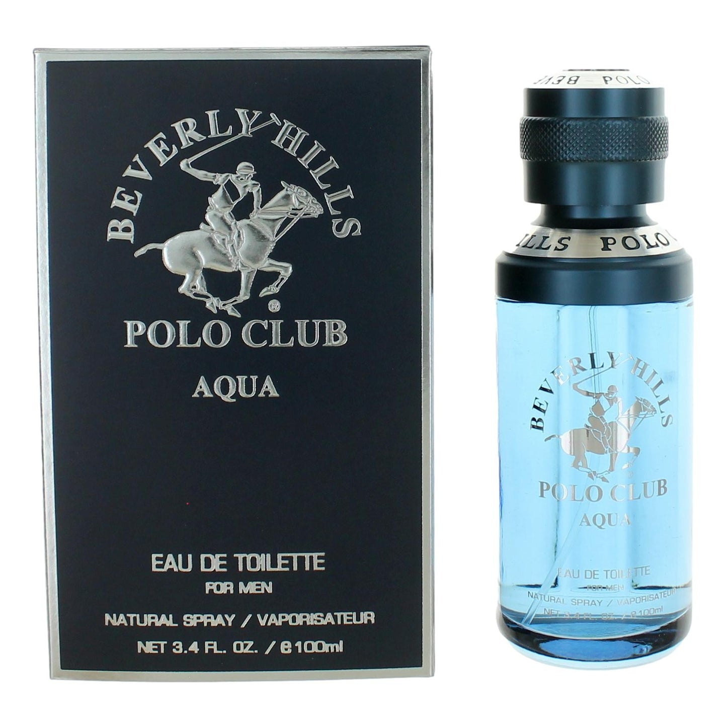 Beverly Hills Polo Club BHPC Aqua by Beverly Hills Polo Club, 3.4 oz EDT Spray for Men