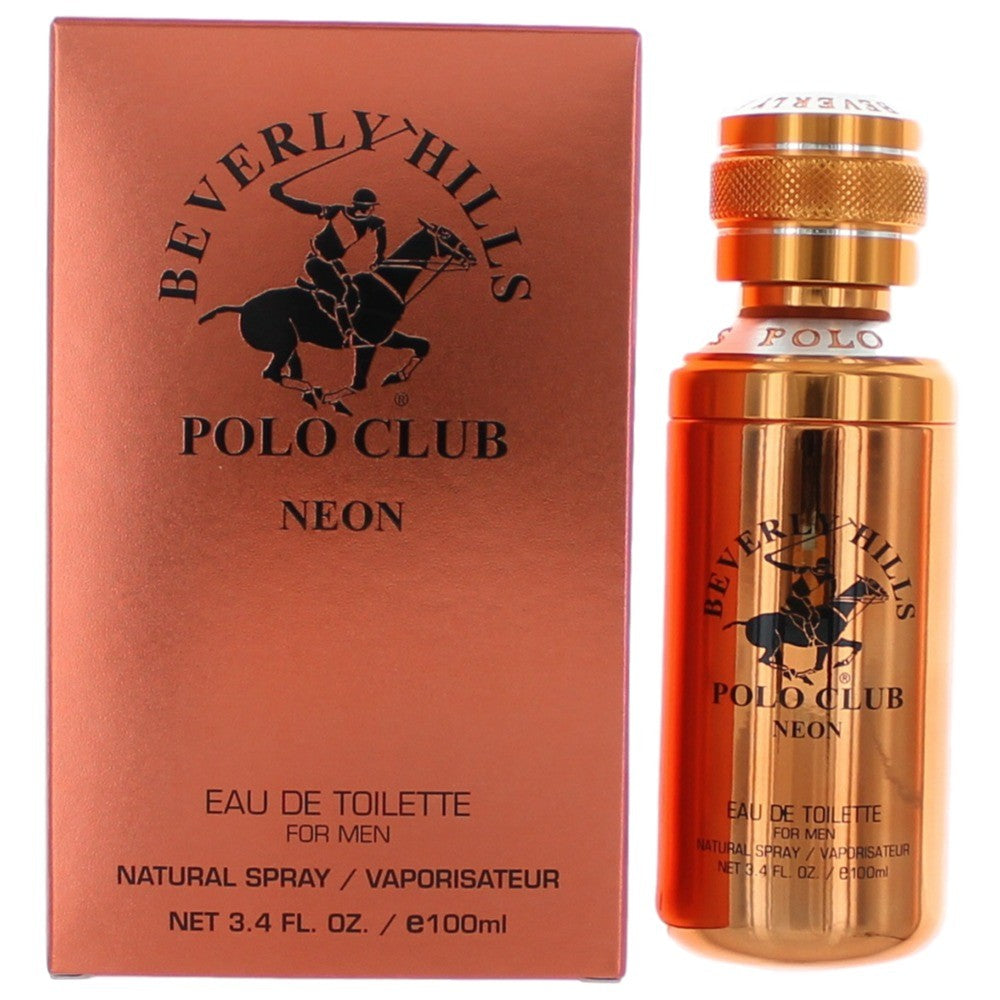 Beverly Hills Polo Club BHPC Neon by Beverly Hills Polo Club, 3.4 oz EDT Spray for Men