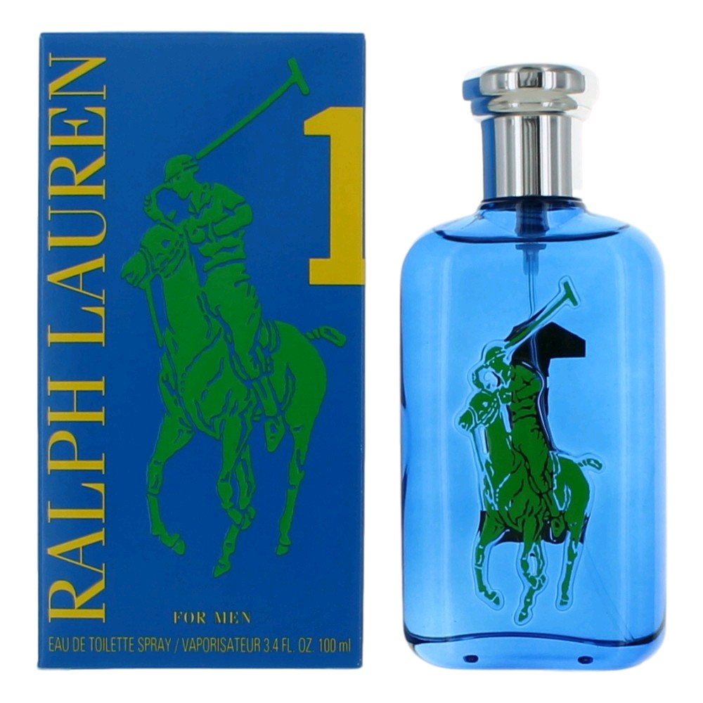 Ralph Lauren Polo Big Pony Blue #1 by Ralph Lauren, 3.4 oz EDT Spray for Men
