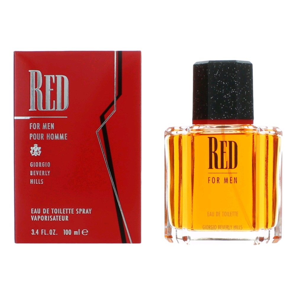 Beverly Hills Red by Beverly Hills, 3.4 oz EDT Spray for Men