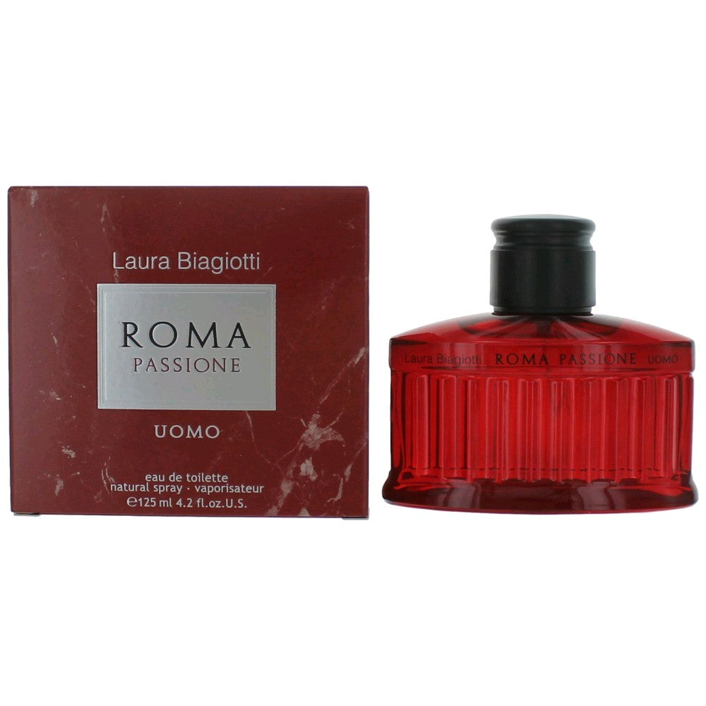 Laura Biagiotti Roma Passione Uomo by Laura Biagiotti, 4.2 oz EDT Spray for Men