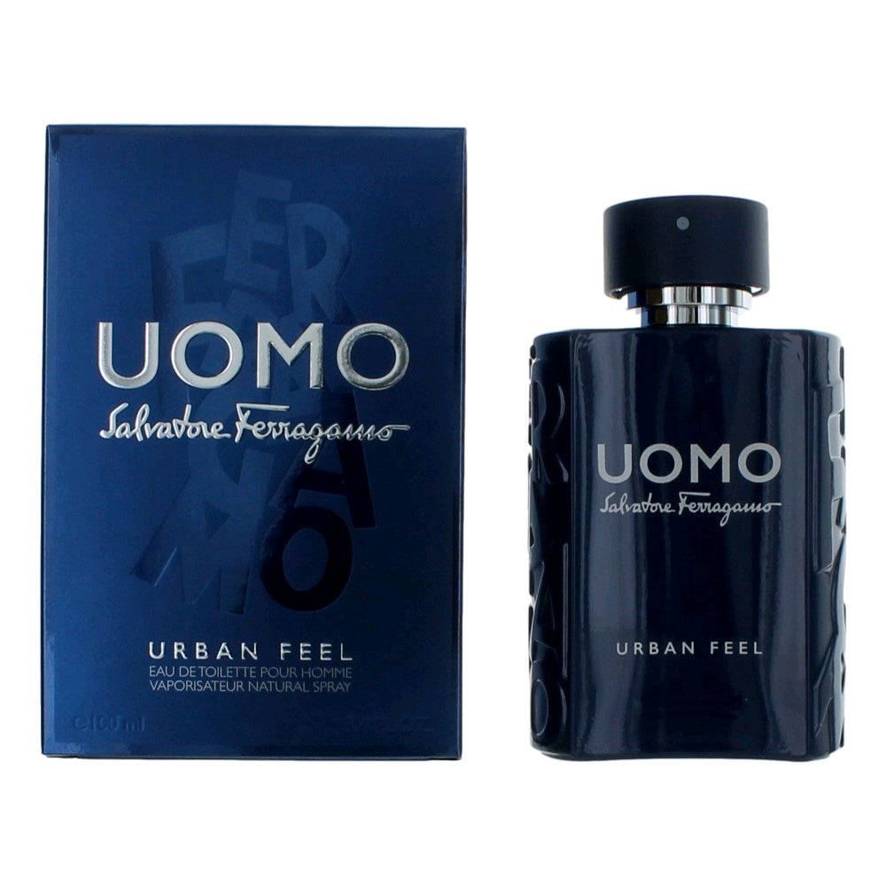 Salvatore Ferragamo Uomo Urban Feel by Salvatore Ferragamo, 3.4 oz EDT Spray for Men
