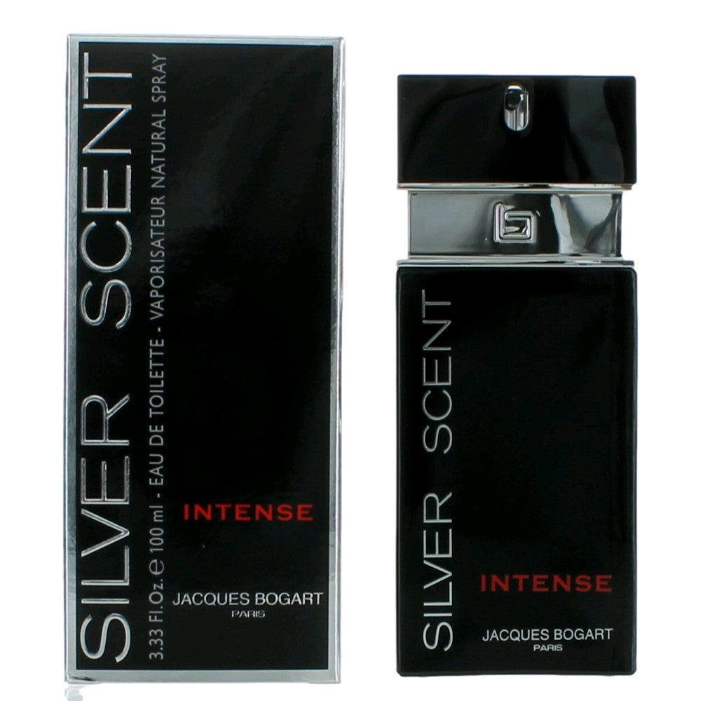 Jacques Bogart Silver Scent Intense by Jacques Bogart, 3.4 oz EDT Spray for Men