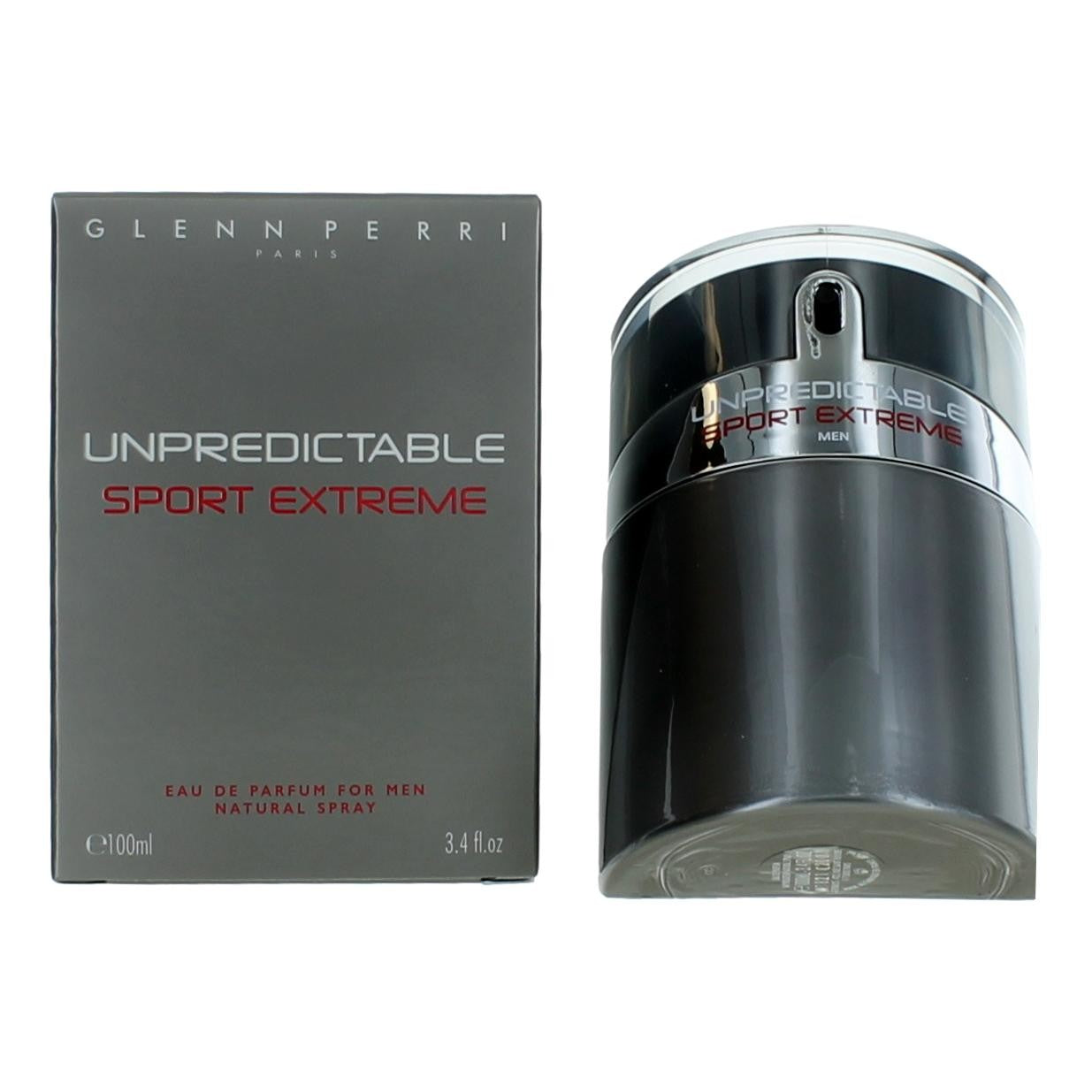 Glenn Perri Unpredictable Sport Extreme by Glenn Perri, 3.4 oz EDP Spray for Men