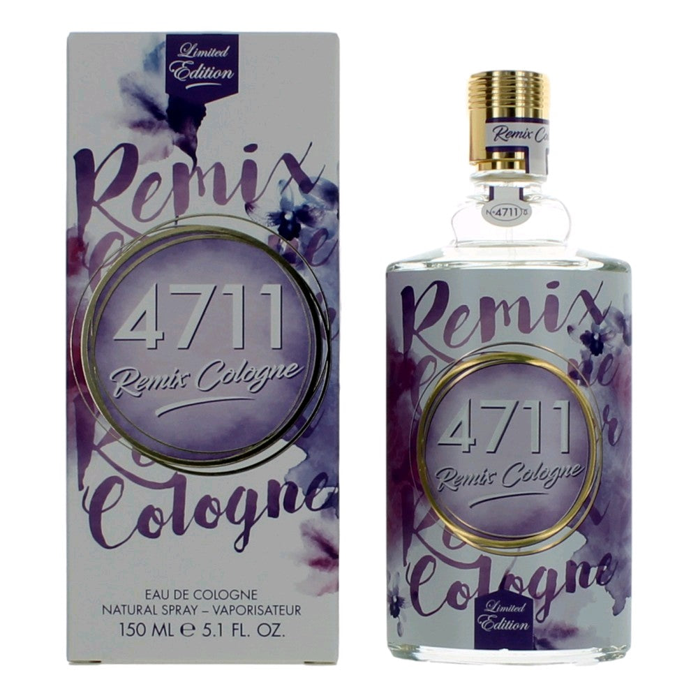 Muelhens 4711 Remix Cologne Lavender by Muelhens, 5.1oz Eau De Cologne Spray for Unisex