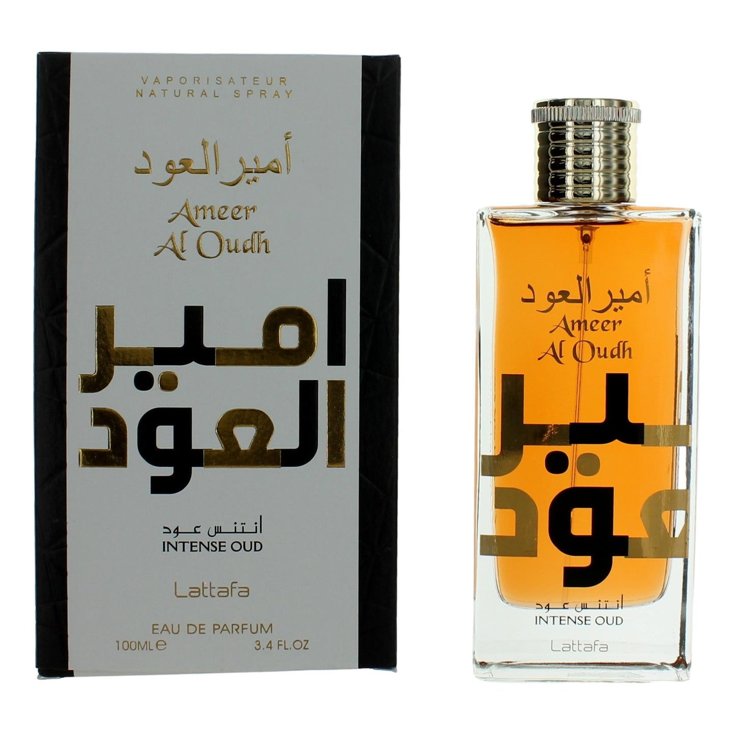 Lattafa Ameer Al Oudh Intense Oud by Lattafa, 3.4 oz EDP Spray for Unisex