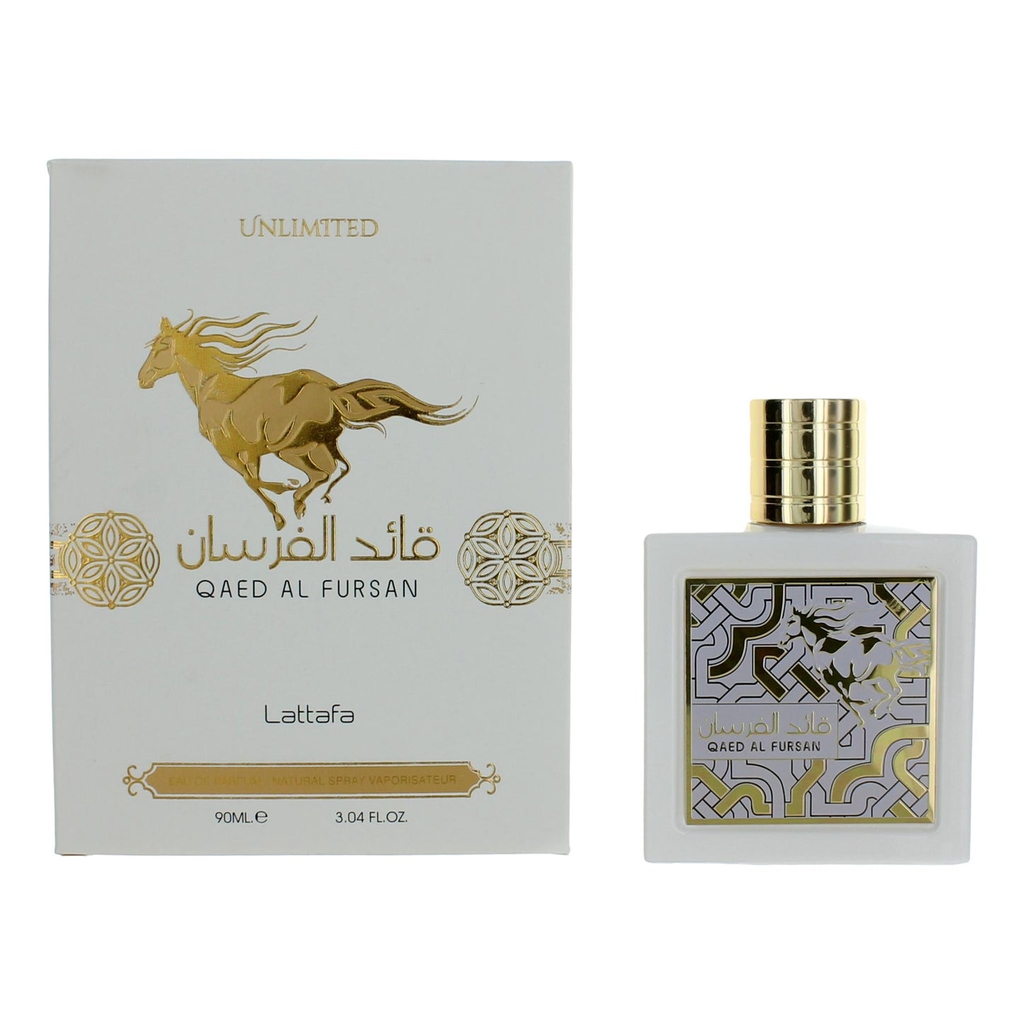 Lattafa Qaed Al Fursan by Lattafa, 3.04 oz EDP Spray for Unisex