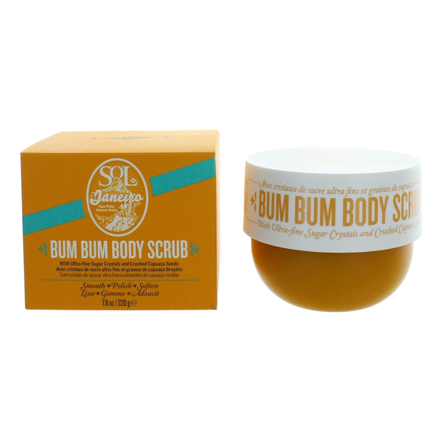 Sol De Janeiro Bum Bum Body Scrub by Sol De Janeiro, 7.8 oz Body Scrub