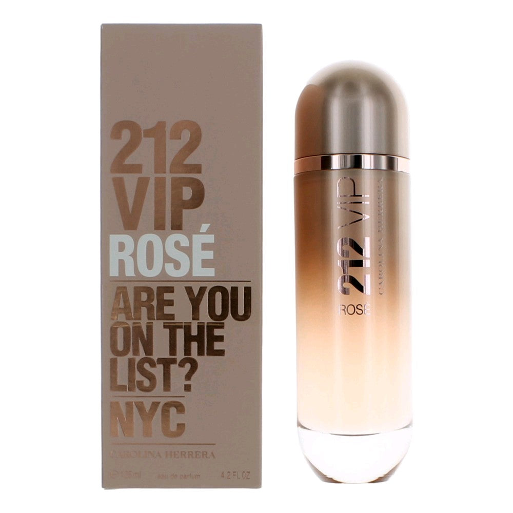 Carolina Herrera 212 VIP Rose by Carolina Herrera, 4.2 oz EDP Spray for Women