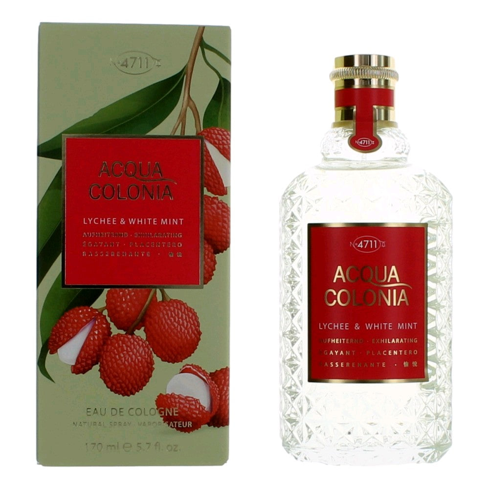 4711 Acqua Colonia Lychee and Mint by 4711, 5.7oz Eau De Cologne Splash/Spray women