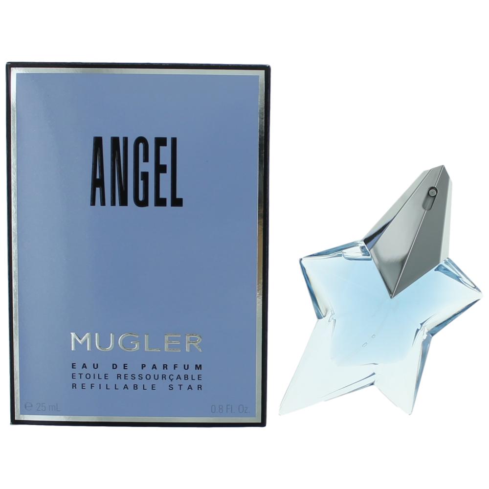 Thierry Mugler Angel by Thierry Mugler, .8 oz EDP Spray Refillable for Women