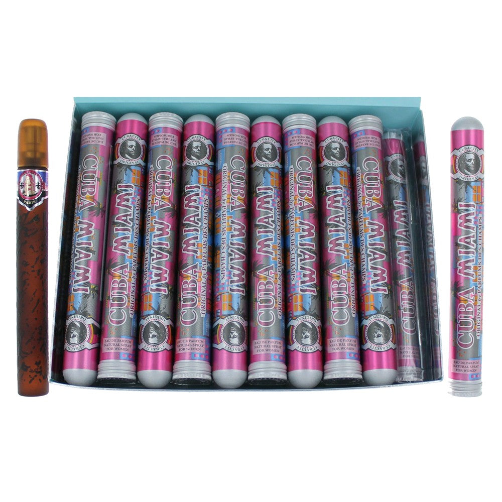 Cuba Cuba City Miami by Cuba, 1.17 oz EDP for Women. Pack of 20