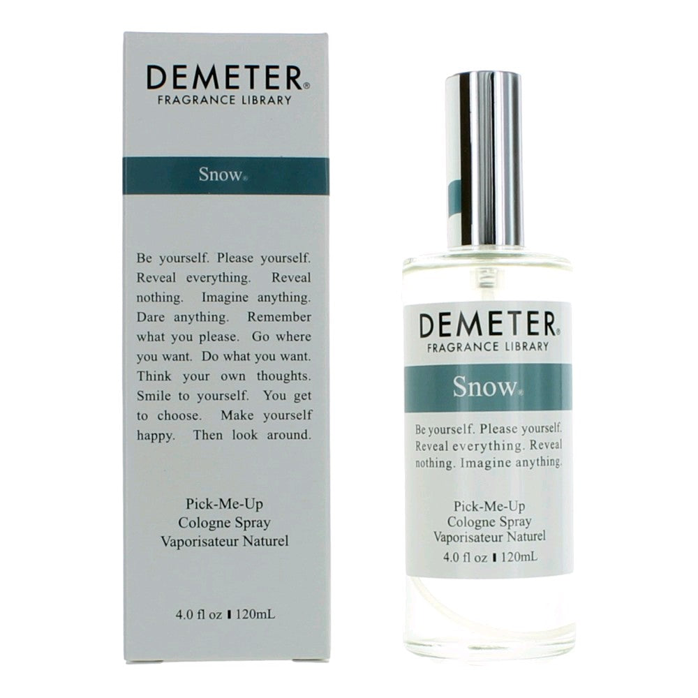 Demeter Snow by Demeter, 4 oz Cologne Spray for Unisex
