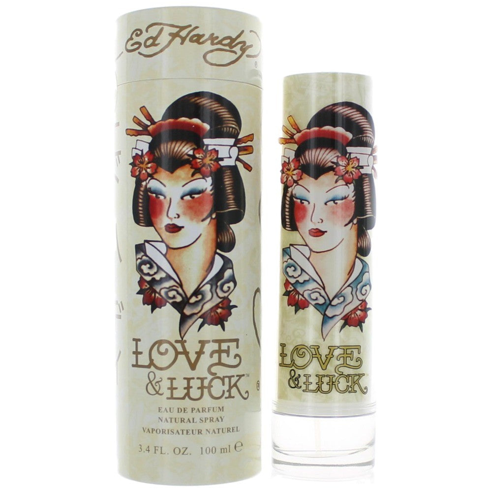 Christian Audigier Ed Hardy Love & Luck by Christian Audigier, 3.4 oz EDP Spray for Women
