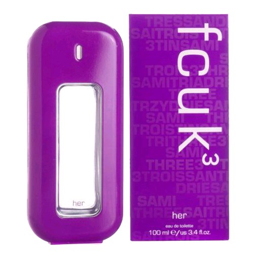 French Connection FCUK 3 by French Connection, 3.4 oz EDT Spray for women (F.C.U.K)