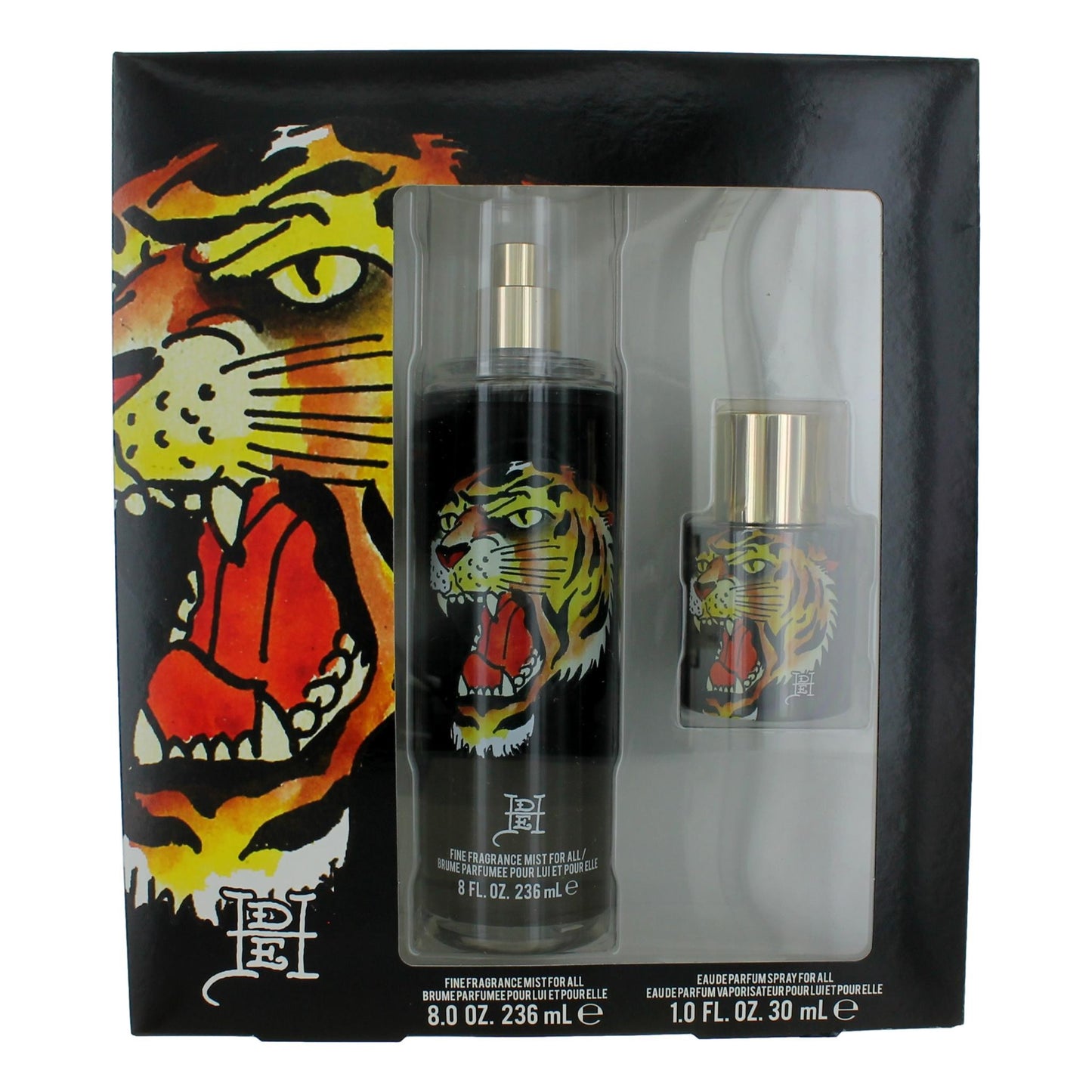 Ed Hardy Ed Hardy Tiger Ink by Ed Hardy, 2 Piece Gift Set for Unisex