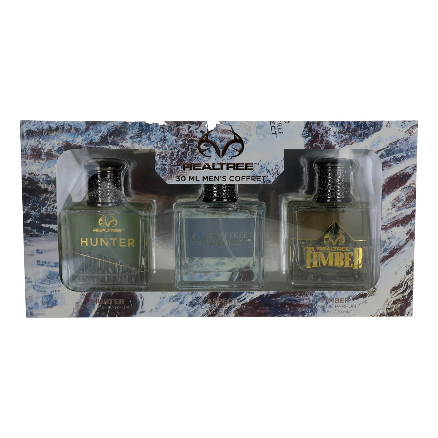 Realtree Realtree by Realtree, 3 Piece Coffret Gift Set for Men