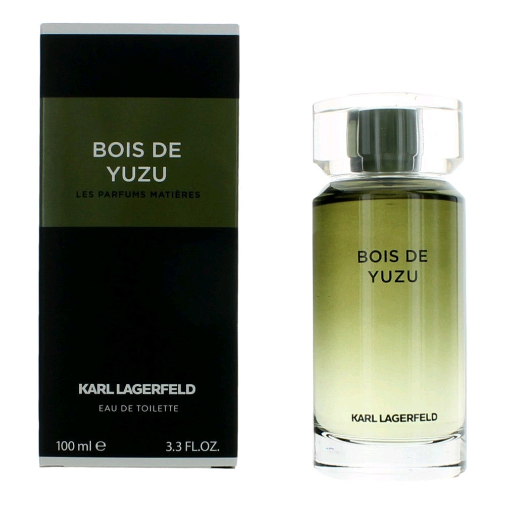 Karl Lagerfeld Bois De Yuzu by Karl Lagerfeld, 3.3 oz EDT Spray for Men