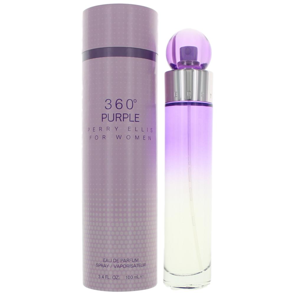 Perry Ellis Perry Ellis 360 Purple by Perry Ellis, 3.4 oz EDP Spray for Women