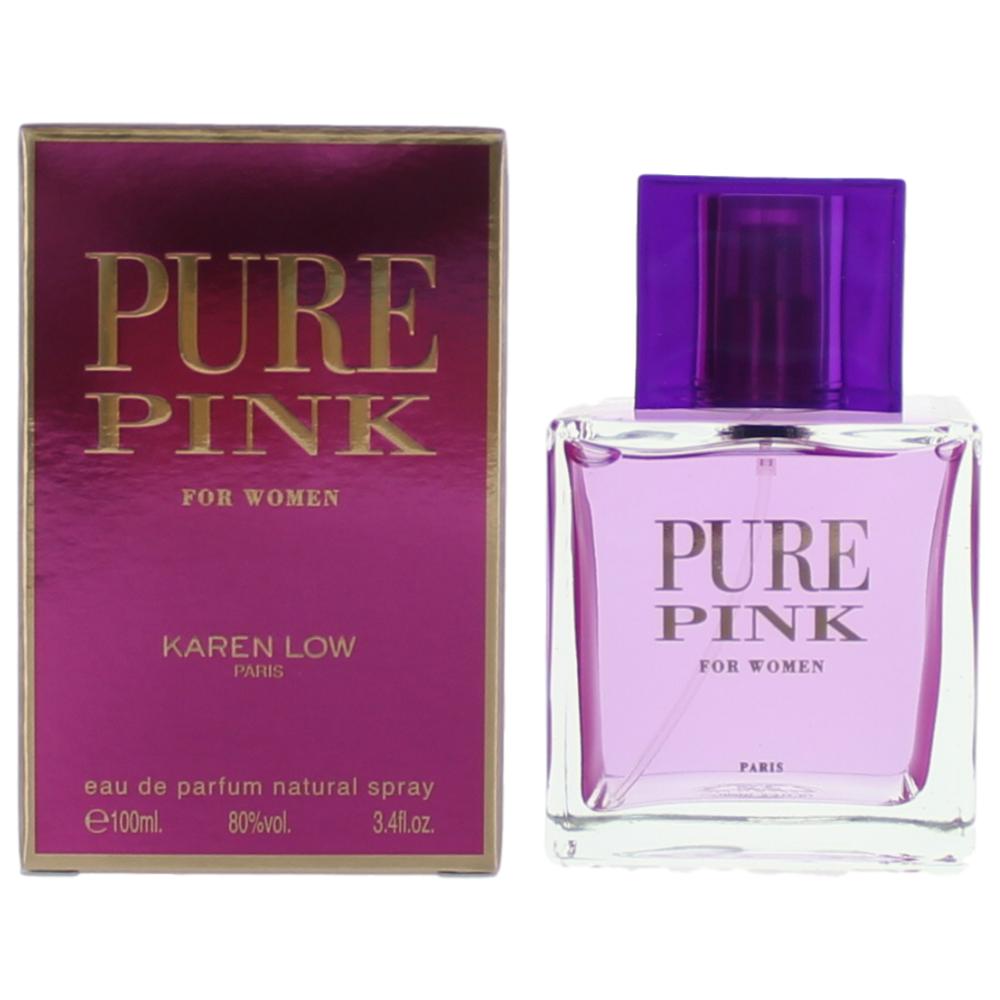 Karen Low Pure Pink by Karen Low, 3.4 oz EDP Spray for Women