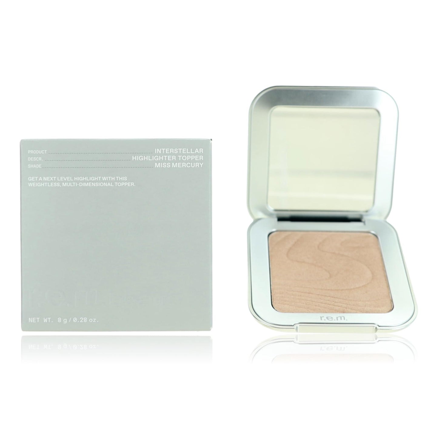 r.e.m. beauty Interstellar by r.e.m. beauty, .28 oz Highlighter Topper- Miss Mercury