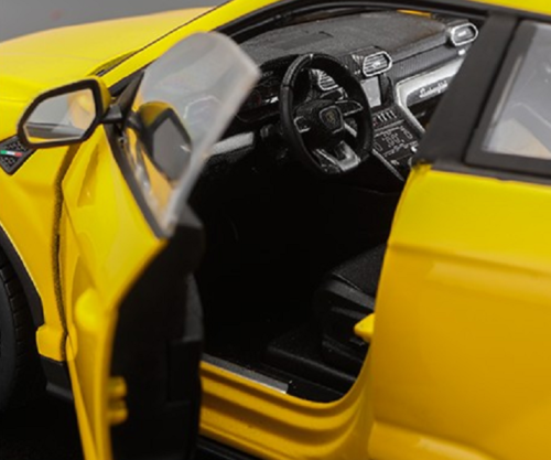 Lamborghini Urus Yellow 1/18 Diecast Model Car by Bburago