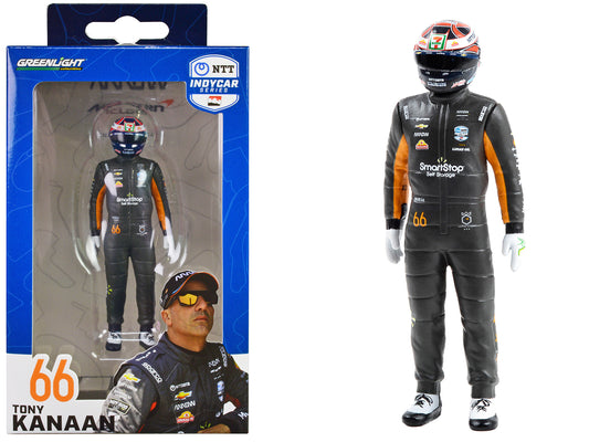 Greenlight "NTT IndyCar Series" #66 Tony Kanaan Driver Figure "SmartStop Self Storage - Arrow McLaren"  for 1/18 Scale Models by Greenlight