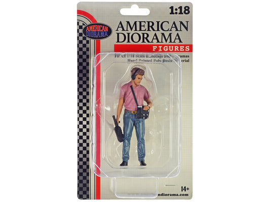 American Diorama "On-Air" Figure 4 for 1/18 Scale Models by American Diorama