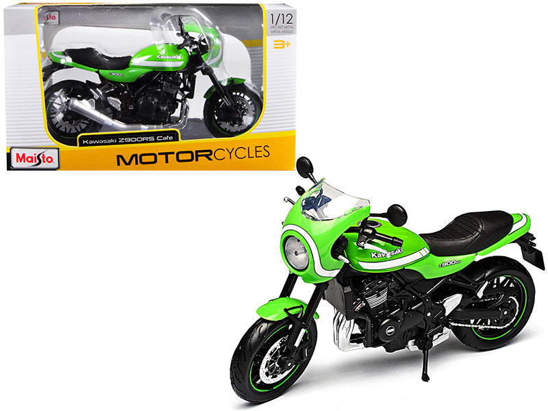 Maisto Kawasaki Z900RS Cafe Green 1/12 Diecast Motorcycle Model by Maisto