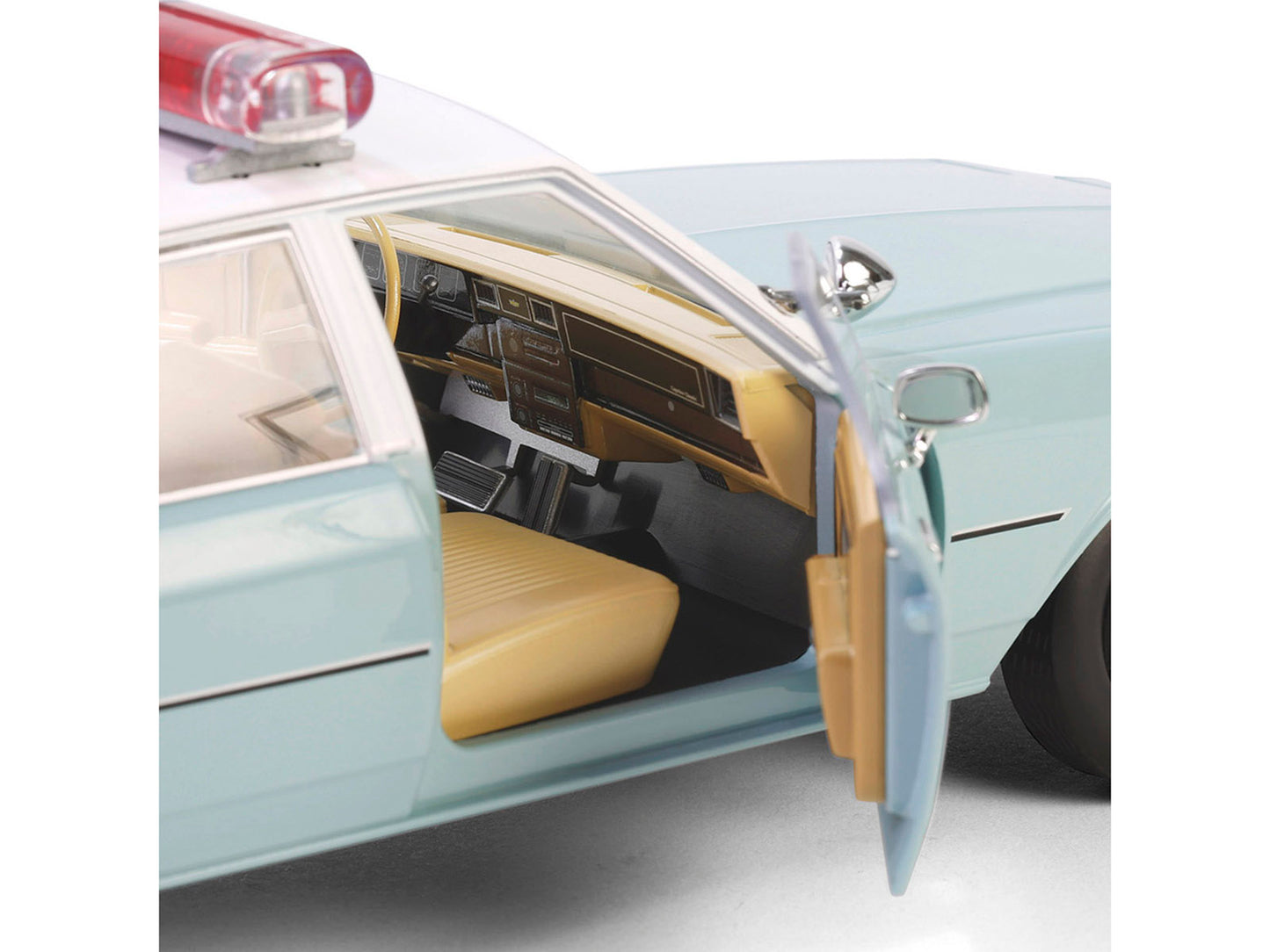 1987 Chevrolet Caprice 9C1 "US Border Patrol" Light Green with White Top "Artisan Collection" 1/18 Diecast Model Car by Greenlight