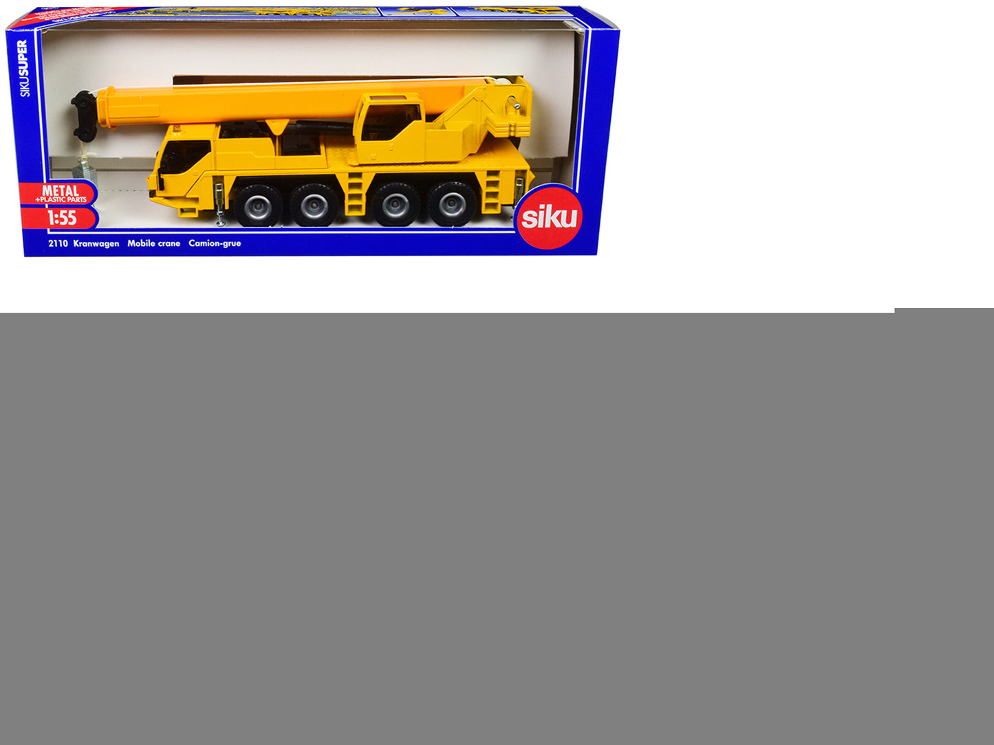 Mobile Crane Yellow 1/55 Diecast Model by Siku
