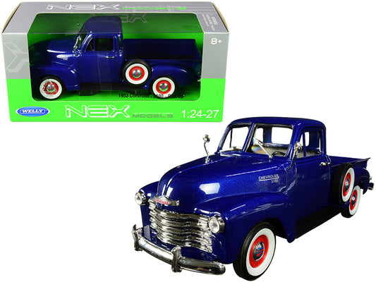 Welly 1953 Chevrolet 3100 Pickup Truck Blue 1/24-1/27 Diecast Model Car by Welly