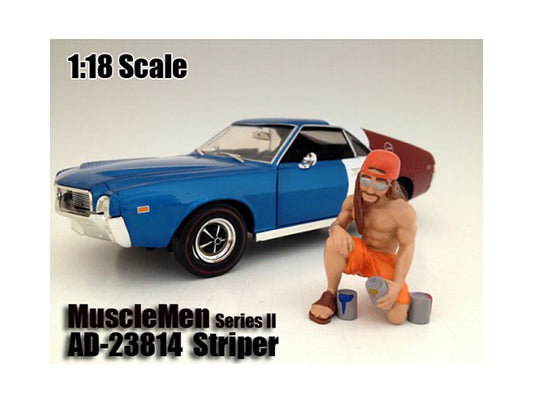 American Diorama Musclemen "Striper" Figure For 1:18 Scale Models by American Diorama