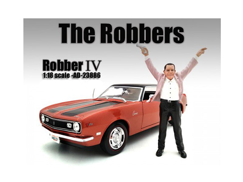 American Diorama "The Robbers" Robber IV Figure For 1:18 Scale Models by American Diorama