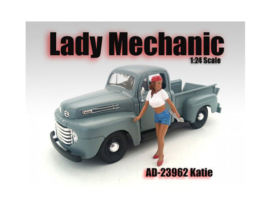American Diorama Lady Mechanic Katie Figurine for 1/24 Scale Models by American Diorama
